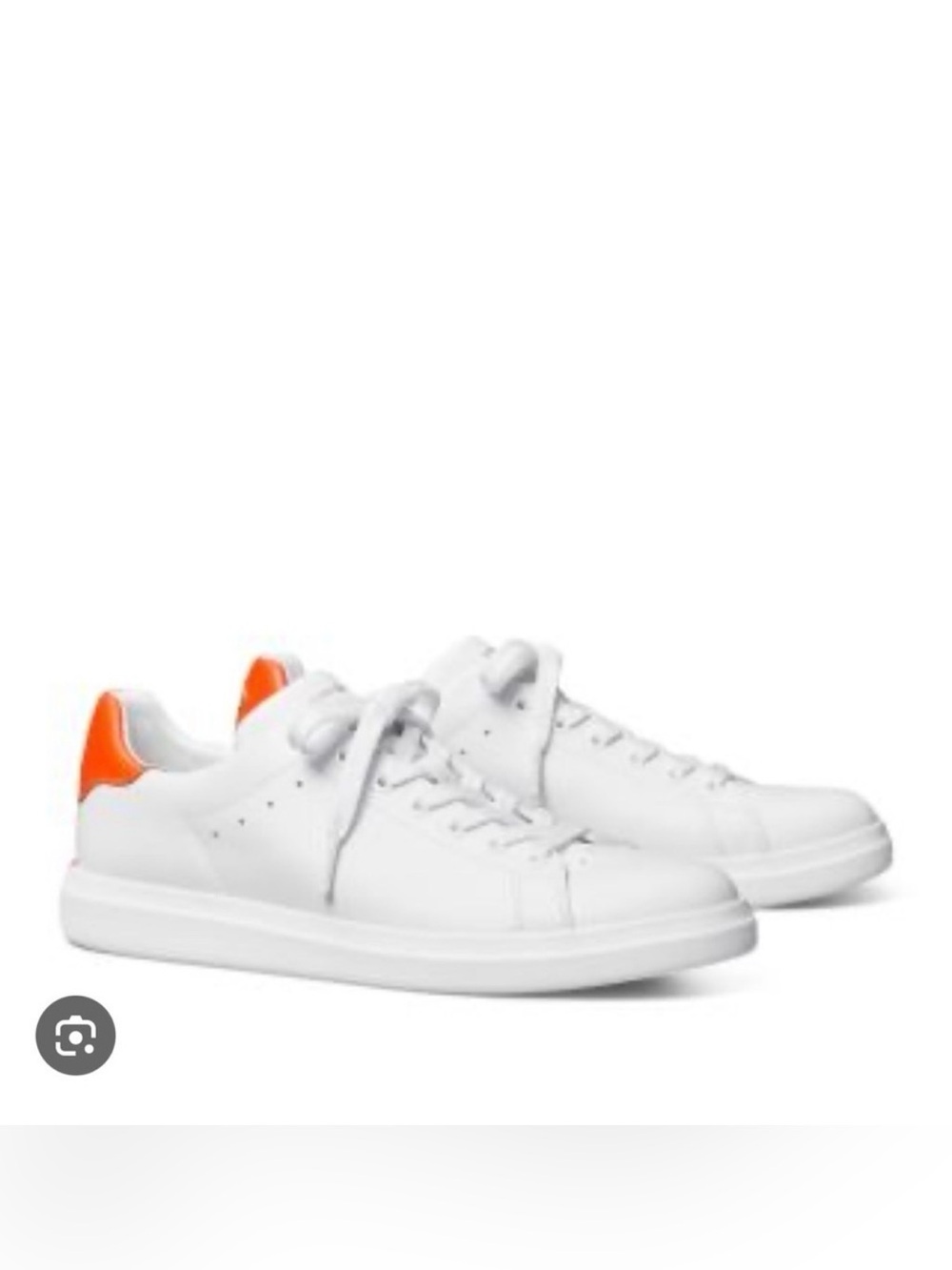 Tory Burch Howell Court White Leather Sneakers 8